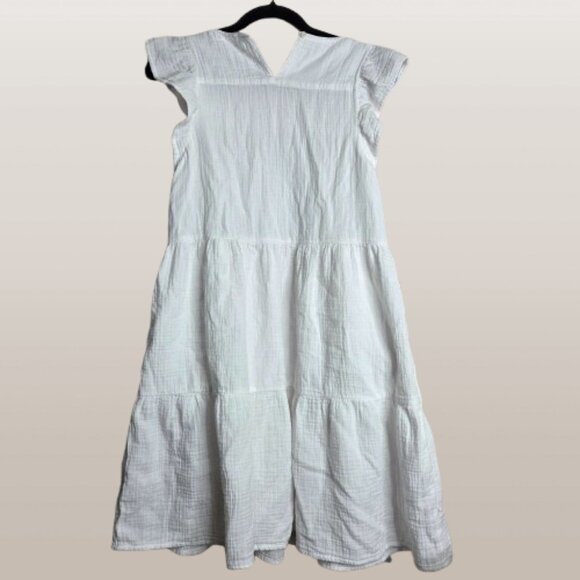NWOT J. Crew Women's White Mini Gauze Dress - Picture 3 of 7